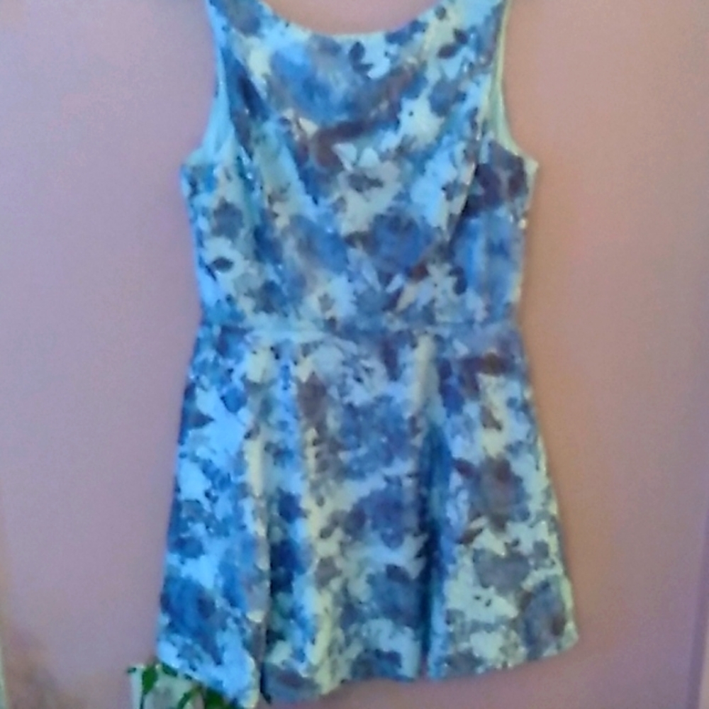 Blue Floral Dress